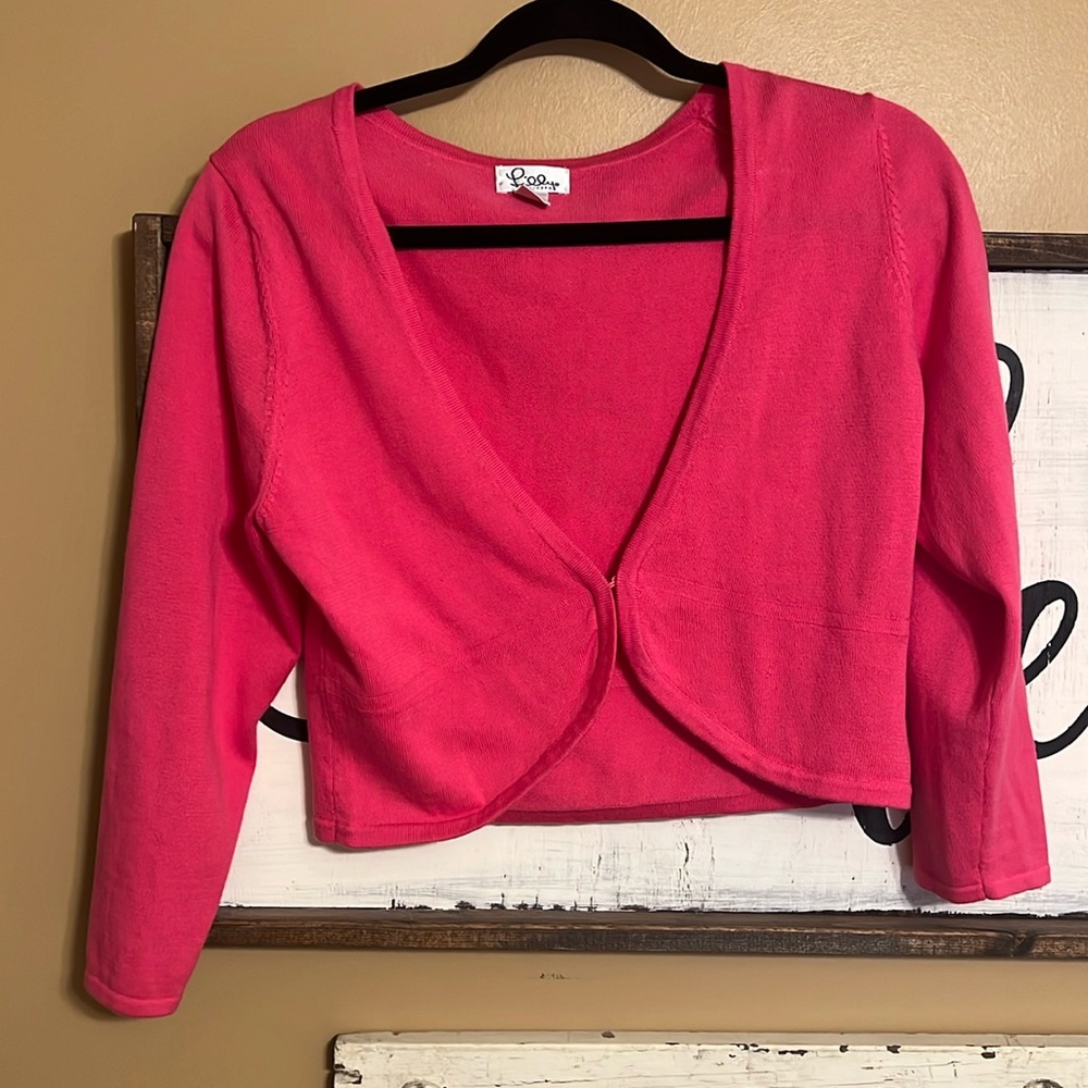 Lilly Pullitzer Cardigan in Hot Pink